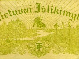 1919 Tautos fondo dokumentas +aukų rinkimo žemklas