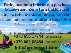 Žolės pjovimo/mulčiavimo paslaugos nuo 5eur/aras