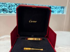 Cartier Love 18 karatų auksinė apyrankė