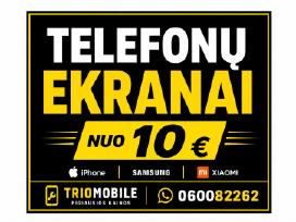 iPhone, Samsung, Huawei, Xiaomi ekranai