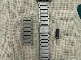 Plieninė apyrankė Apple watch