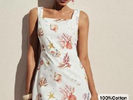 Shein trumpa medvilninė suknelė XS
