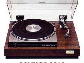 Sony, Pioneer, Denon, Trio plokštelių grotuvai