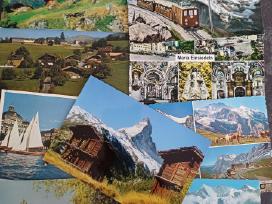 Senos atvirutes Sveicarija 9 vnt - 3 eur