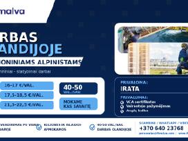 Pramoniniai alpinistai Olandijoje 16-22,5 €/val.