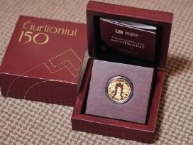 Moneta Čiurlionio 150 gimimo metinėms Auksas 1/4oz