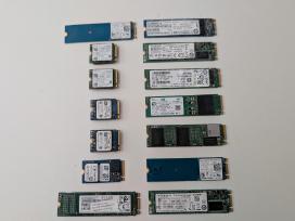 256gb, 128gb nvme, m2 sata SSD diskai 95%+ health