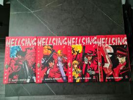 Hellsing Volume 1-4 Manga LT