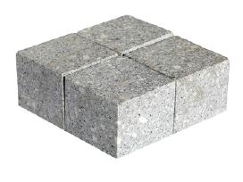 Granitinės trinkelės G375 (pjautos) 10x10x8 cm
