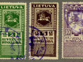 1924 vizų rinkliava pilna serija 5 žymiai ženklai