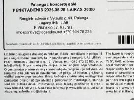 2 bilietai į Thomas Anders koncerta Palangoje