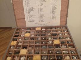 Antikvarinis mineralų ir uolienų rinkinys (100 vnt