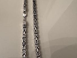 Parduodama Kokybiška Sidabrinė Grandinėlė 61cm.