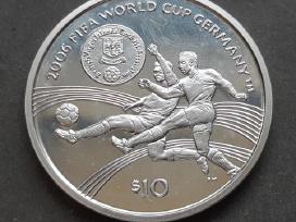 Britų Mergelės salos 10 dolerių sidabras 2004