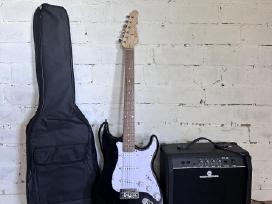 Elektrinė gitara su rinkiniu