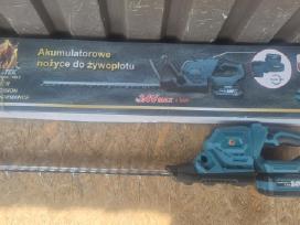 Akumuliatorinės gyvatvorių žirklės 24v 2x4ah