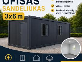 Modulinis ofisas/sandėliukas/pavėsinė, vitrininis