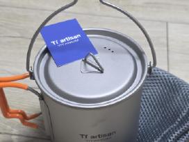Titaninis turistinis puodelis-puodas „tiartisan“ (