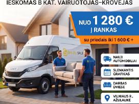 Kurjeris - Vairuotojas - Krovėjas (B kategorija)
