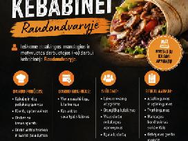Kebabinė Raudondvaryje ieško darbuotojo (-OS)