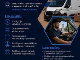 Statybų įmonėje ieškomas vairuotojas