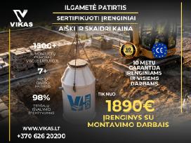Įrenginiai su darbais tik nuo 1890€
