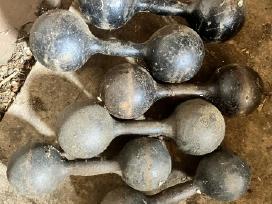 Hanteliai 2x8kg,2x10kg,2x12kg