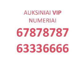 Išskirtiniai auksiniai VIP numeriai verslui ar tau