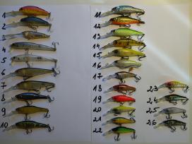 Evergreen, megabass ir kt. vobleriai