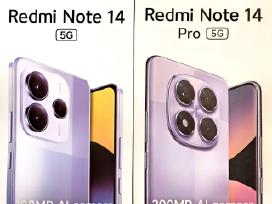 Tik ispakuoti Redmi note 14 5G ir 14 pro 5G