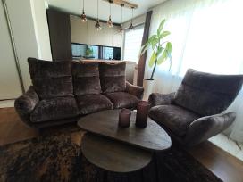 Parduodama Magrės baldų sofa ir fotelis Greta