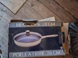 Gili 28 cm skersmens keptuvė su stikliniu dangčiu