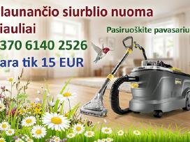 Plaunancio dulkiu siurblio Karcher nuoma Šiauliai