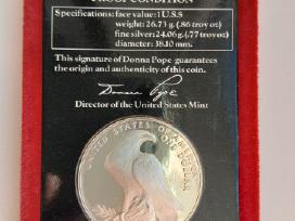 JAV 1984-s Los Angeles Olympics Proof Doleris