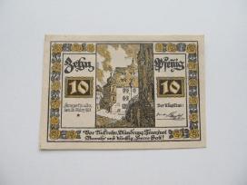 Notgeldas 10 pfenigu , Rosenstadt Vokietija , 1921