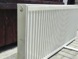 Radiatoriai -120x55 2 vnt ir 80x50 1 vnt. Balti