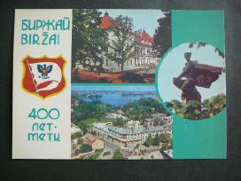 Pasto kortele Birzai Lietuva 1988 antsp. #pk009