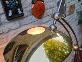 Vintažinis Space Age žalvario autorinis toršeras