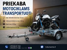 Moto priekabos nuoma (motociklo priekaba)