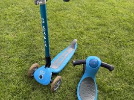 Vaikiškas paspirtukas Globber Go Up Deluxe Lights