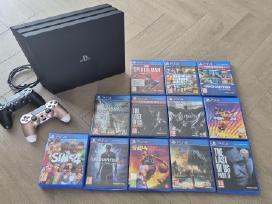 Ps4 pro + žaidimai