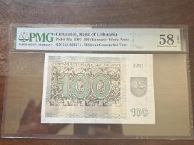 10 talonų banknotas be užrašo !