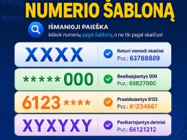 Gražūs telefono numeriai – 10.000 Nr, pigūs planai