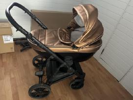 Prabangus Bst 3 in 1 vaikiškas vežimėlis (eko oda)