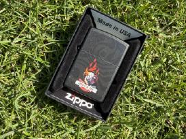 Zippo Matte black “farm on fire naujas