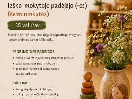 Auklėtojos Padėjėja vaikų darželis Riešėje