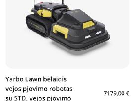 Yarbo Lawn belaidis vejos pjovimo robotas