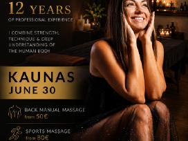 Professional massage champion
