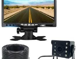 7" monitorius ir galinio vaizdo kamera HD