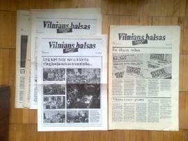 "Vilniaus balso" patys pirmieji numeriai 1989 m.